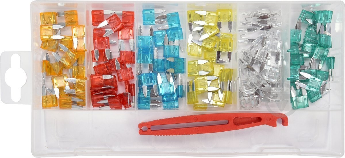 Предохранители YATO Mini в ассортименте 121 шт. - фото 1