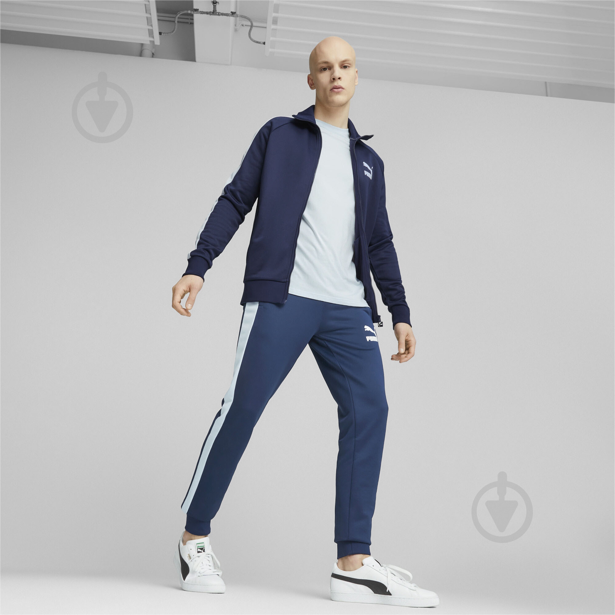 Джемпер Puma T7 ICONIC TRACK JACKET (S) PT 53948415 р.M синий - фото 4