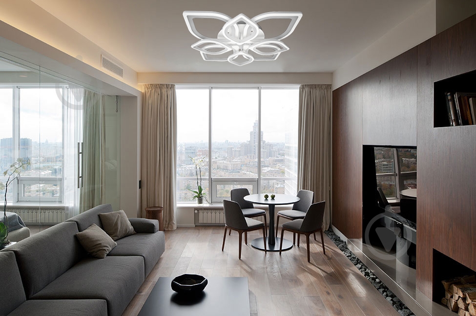 Люстра светодиодная ALLA-lighting Liliya 93 Вт LED-модуль белый - фото 15