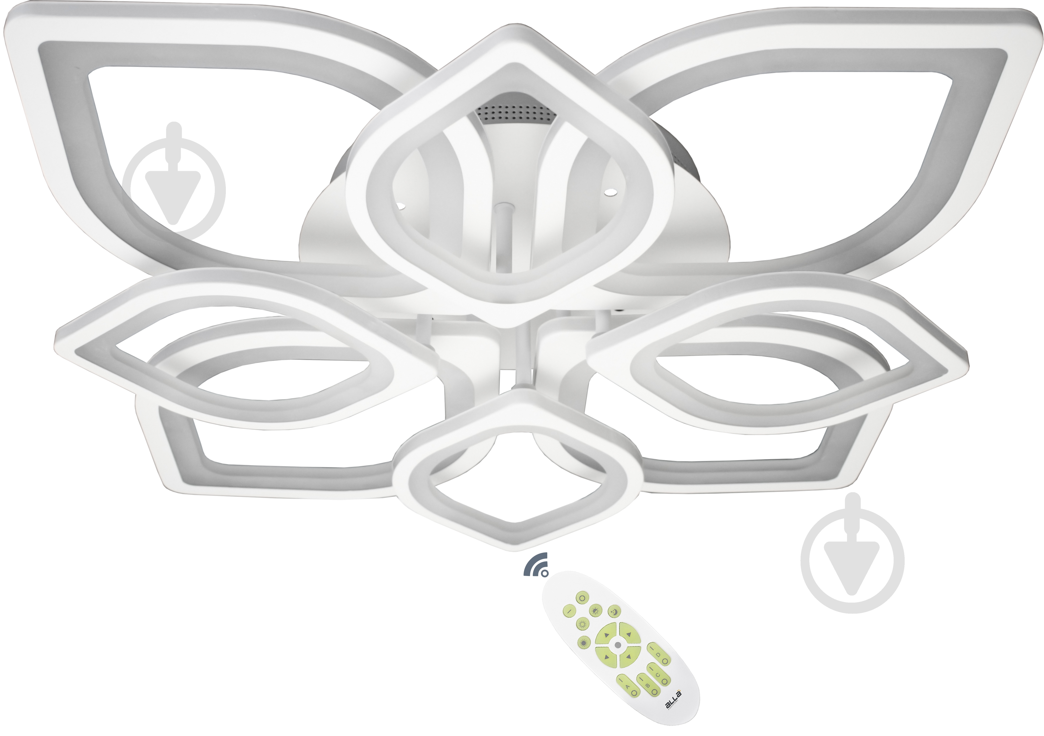 Люстра светодиодная ALLA-lighting Liliya 93 Вт LED-модуль белый - фото 1