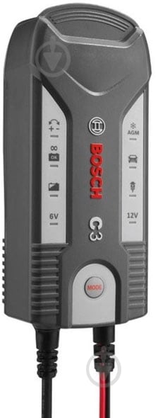 Зарядное устройство Bosch C3 3,8 А 120 А/год (6900542512) - фото 2 Зарядное устройство Bosch C3 3,8 А 120 А/год (6900542512) - фото 2