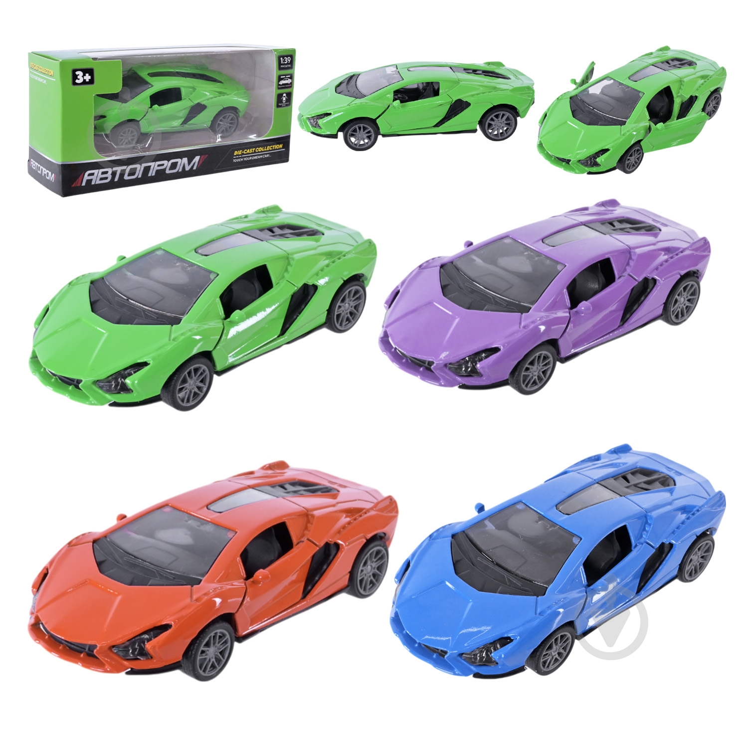 Машинка Автопром 1:43 AP4395 - фото 1 Машинка Автопром 1:43 AP4395 - фото 1