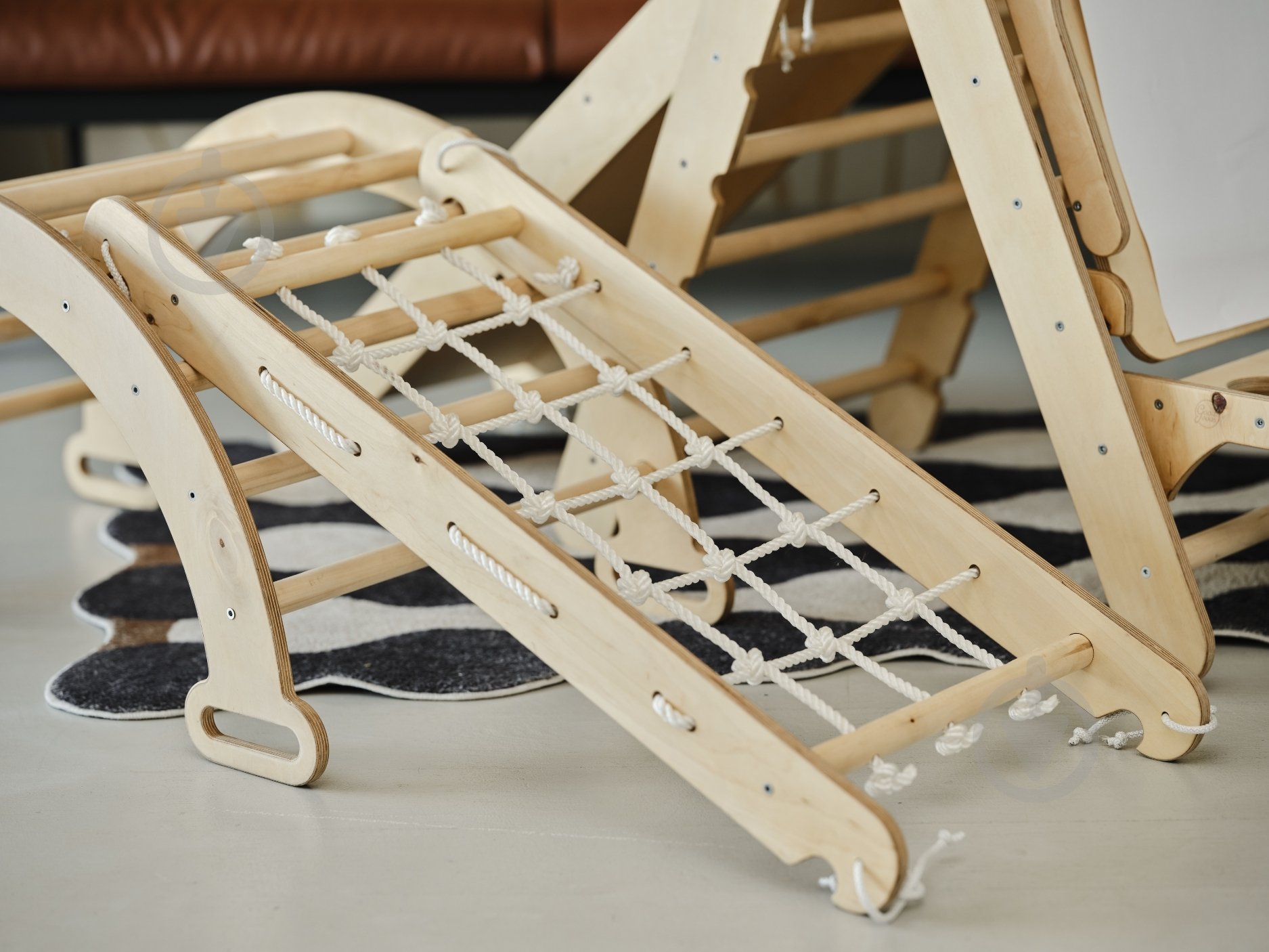 Ігровий комплекс Goodevas 6в1 трикутник Піклера/арка/гірка/сітка/подушка та арт-сет E532 - фото 6 Ігровий комплекс Goodevas 6в1 трикутник Піклера/арка/гірка/сітка/подушка та арт-сет E532 - фото 6