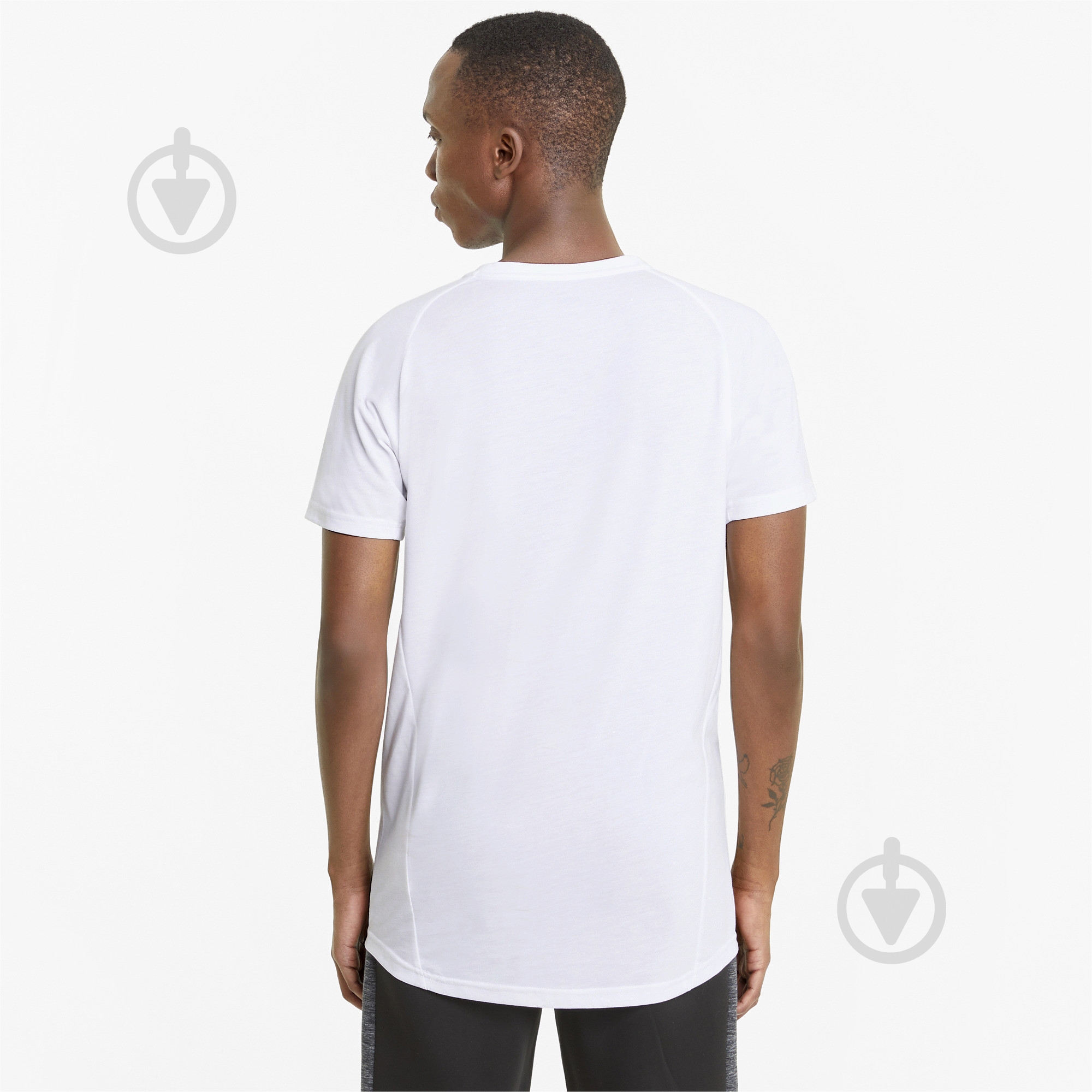 Футболка Puma EVOSTRIPE Tee 58580602 р.M белый - фото 4