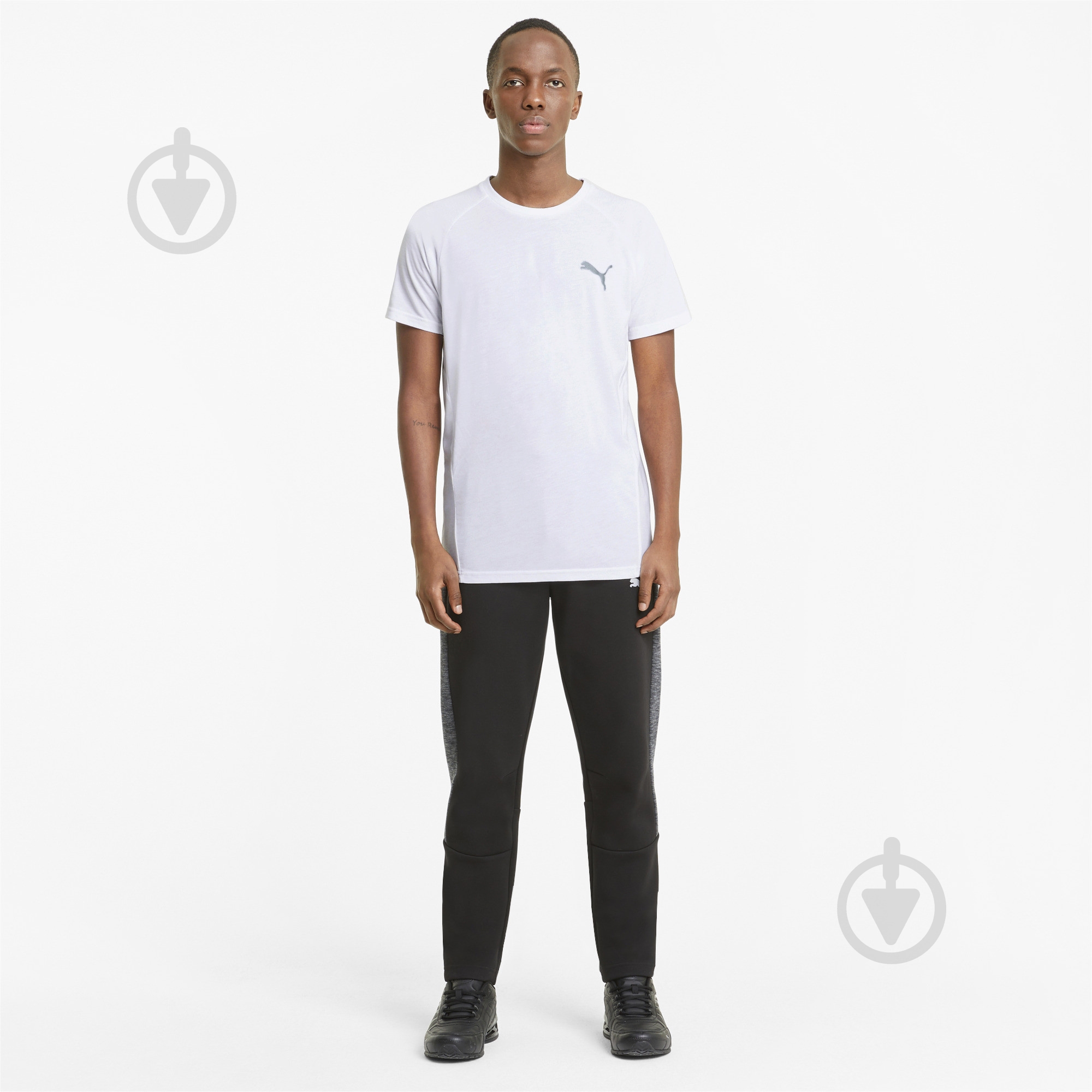 Футболка Puma EVOSTRIPE Tee 58580602 р.M белый - фото 5