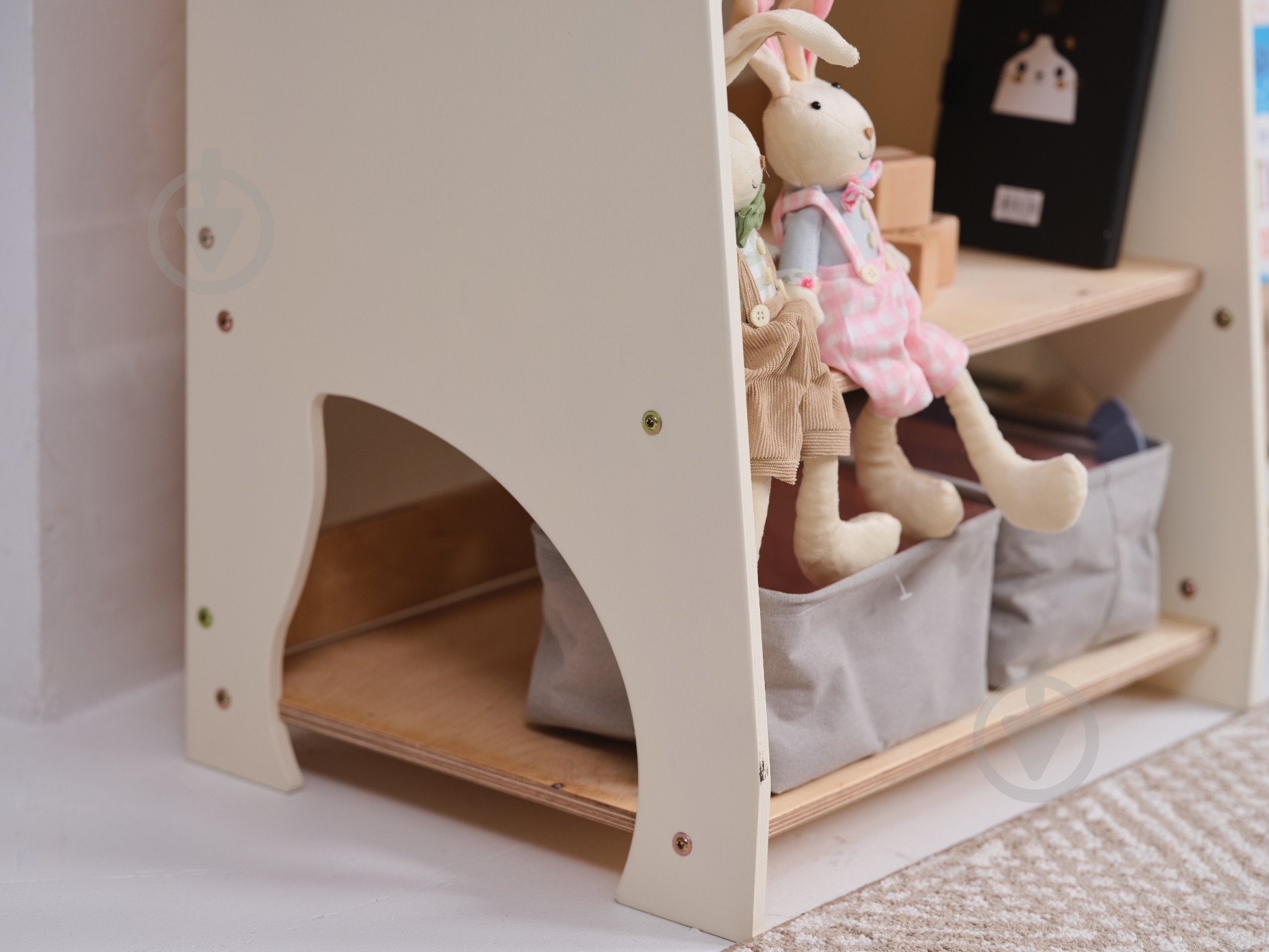 Стелаж Goodevas Монтессорі великий 2в1 для книг та іграшок E648 бежевий - фото 39 Стелаж Goodevas Монтессорі великий 2в1 для книг та іграшок E648 бежевий - фото 39