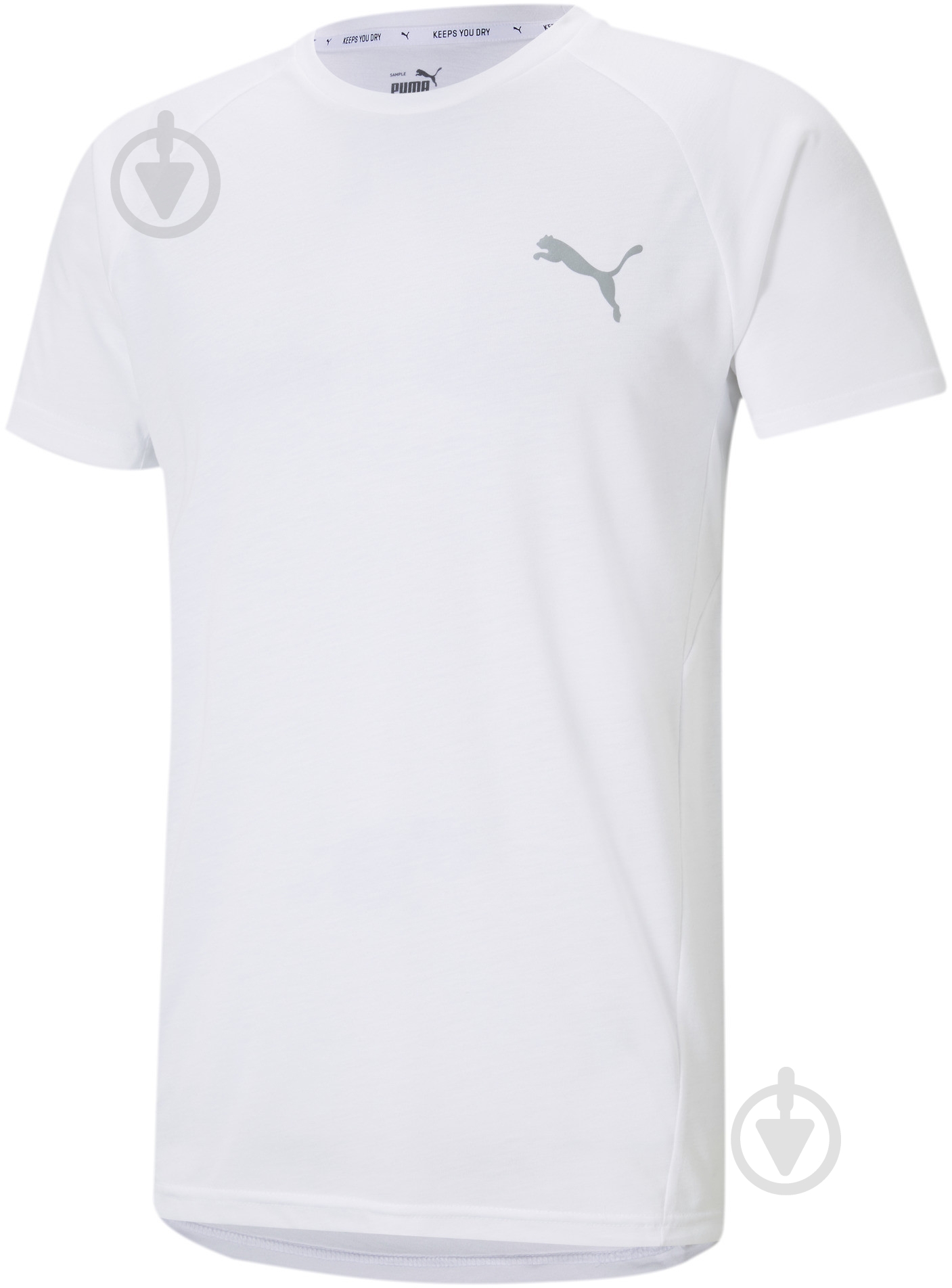 Футболка Puma EVOSTRIPE Tee 58580602 р.L белый - фото 2