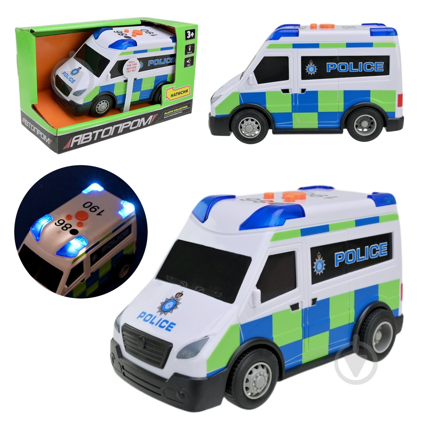 Машинка Автопром 7999 - фото 1