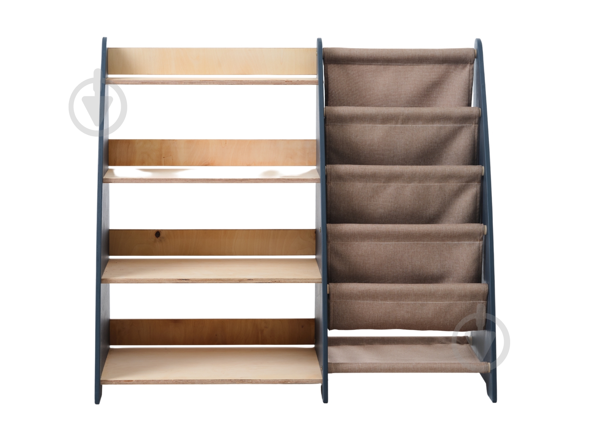 Стелаж Goodevas Монтессорі 2в1 для книг та іграшок E624 молочний - фото 6 Стелаж Goodevas Монтессорі 2в1 для книг та іграшок E624 молочний - фото 6