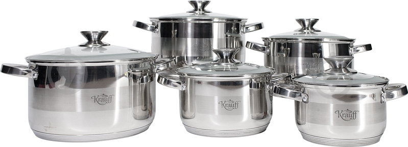 Набір каструль Krauff 10 предметів 26-242-006 - фото 2