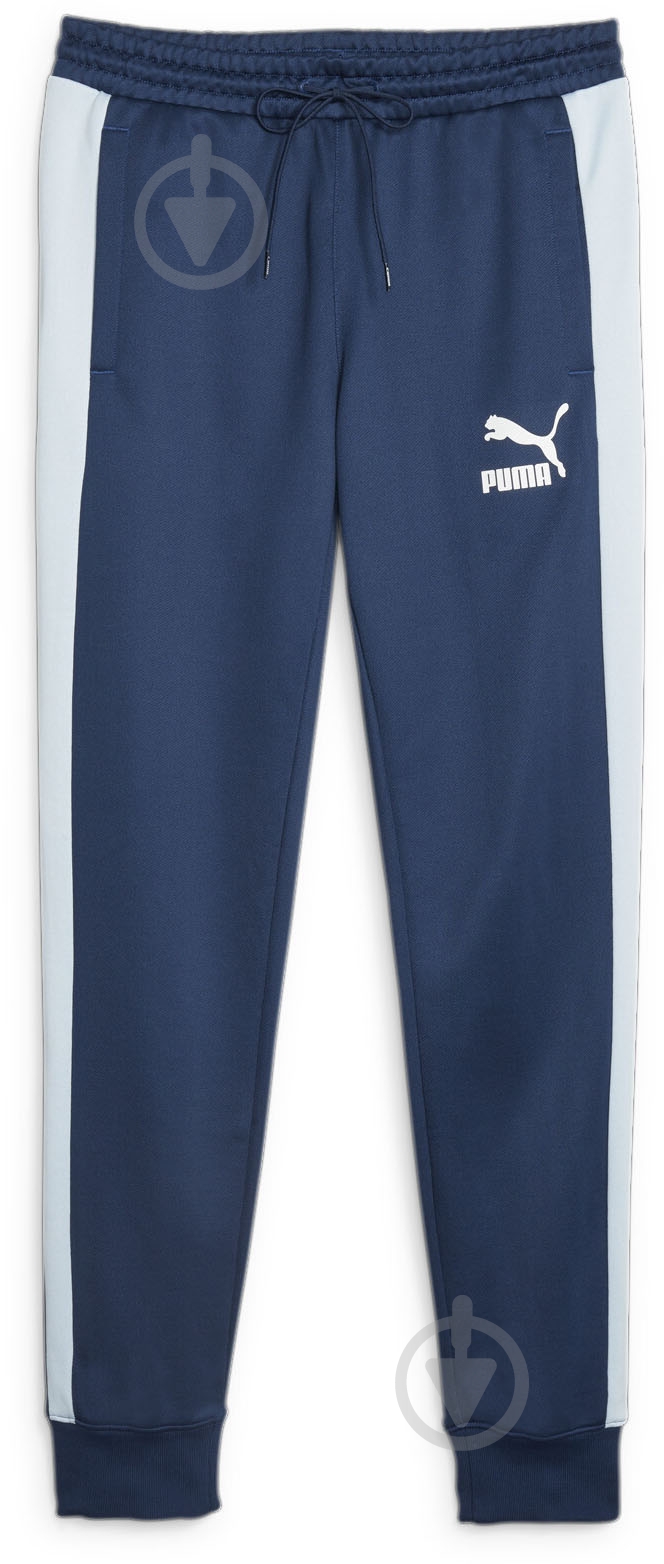 Брюки Puma T7 ICONIC TRACK PANTS (S) PT 53948515 р. M синий - фото 1