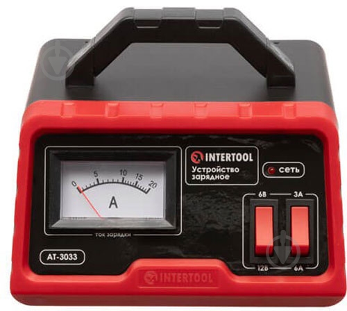 Зарядное устройство трансформаторное Intertool AT-3033 6 А 60 А/год (051325547) - фото 1