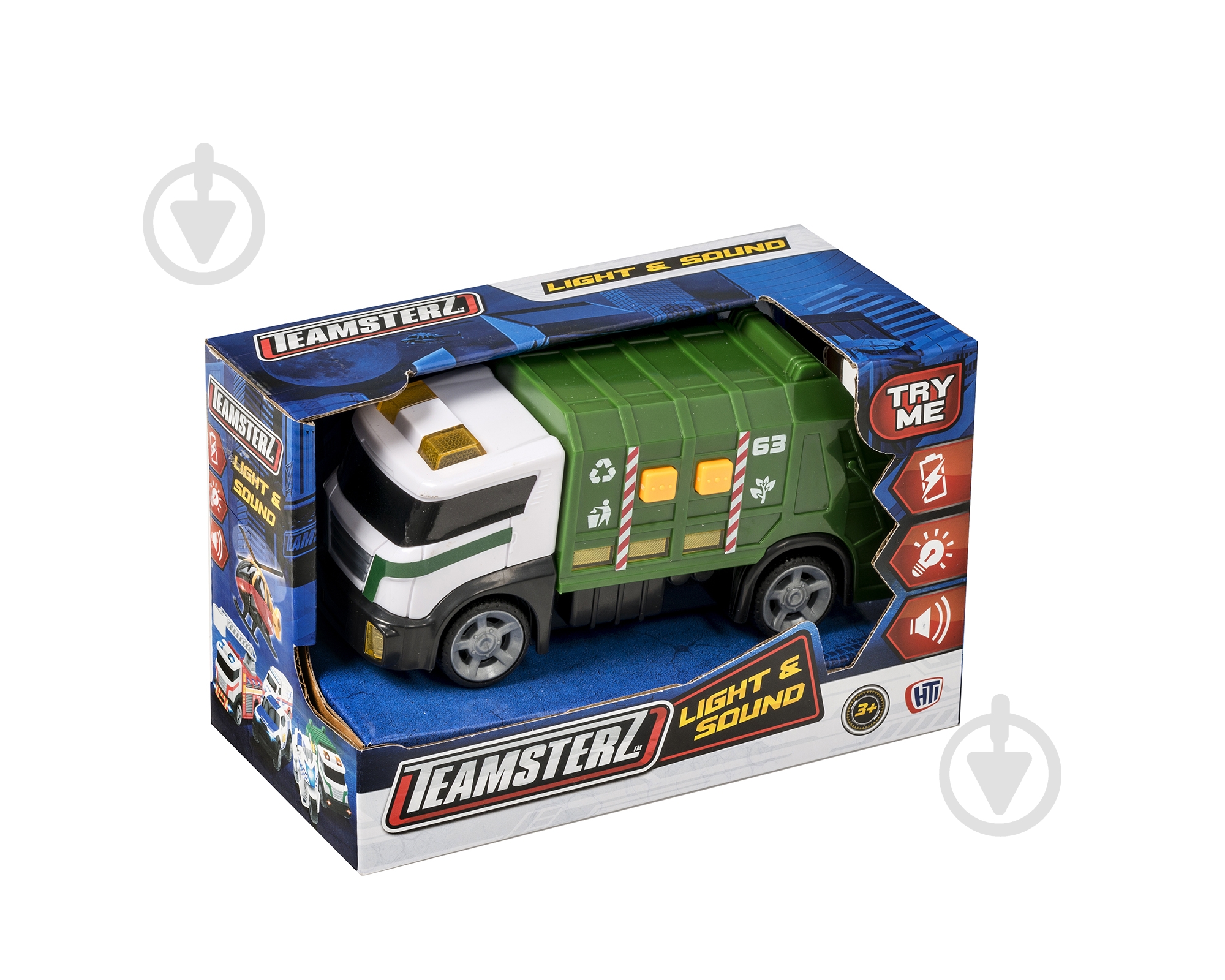Игрушка Teamsterz Мусоровоз 15 см 1416561 - фото 1 Игрушка Teamsterz Мусоровоз 15 см 1416561 - фото 1