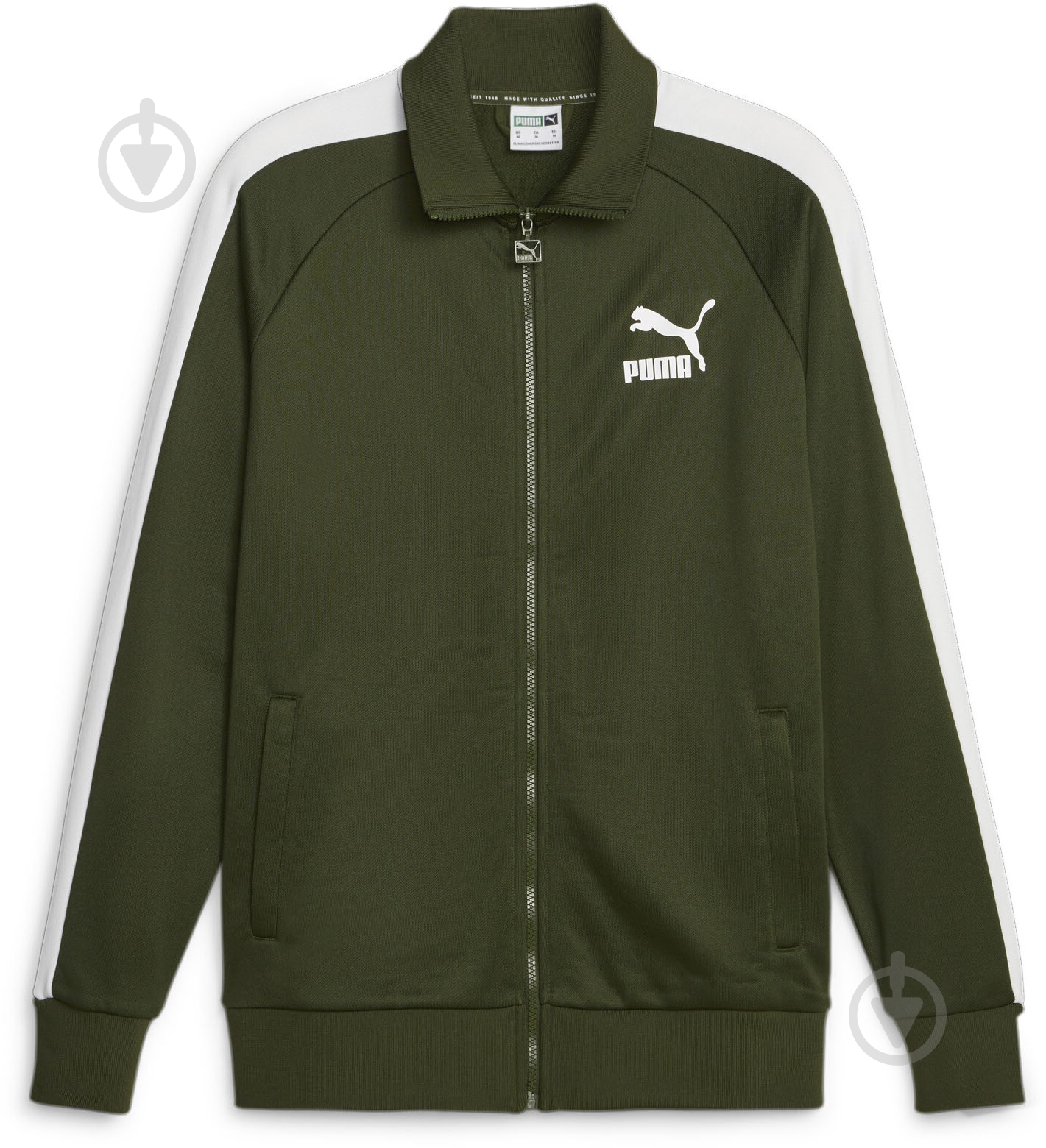 Джемпер Puma T7 ICONIC TRACK JACKET (S) PT 53948431 р.2XL зелений - фото 1