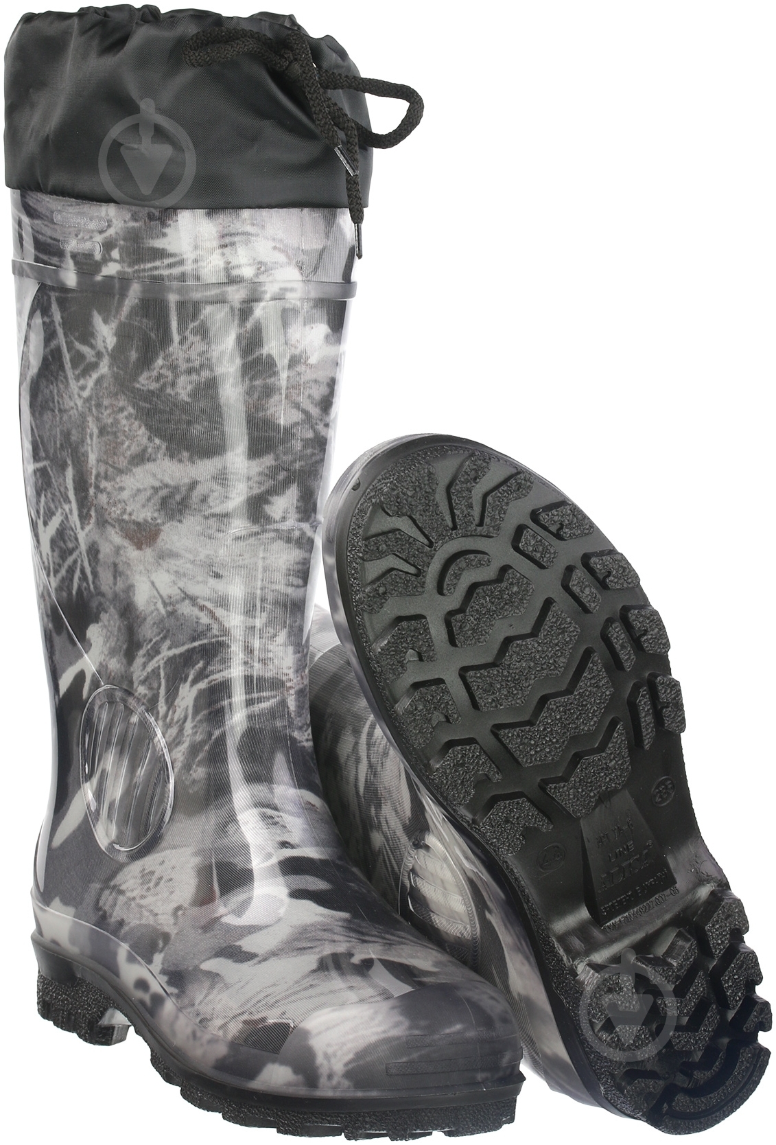 Сапоги Alisa Line Охота серый с манжетой, утепленные р. 43 - фото 2