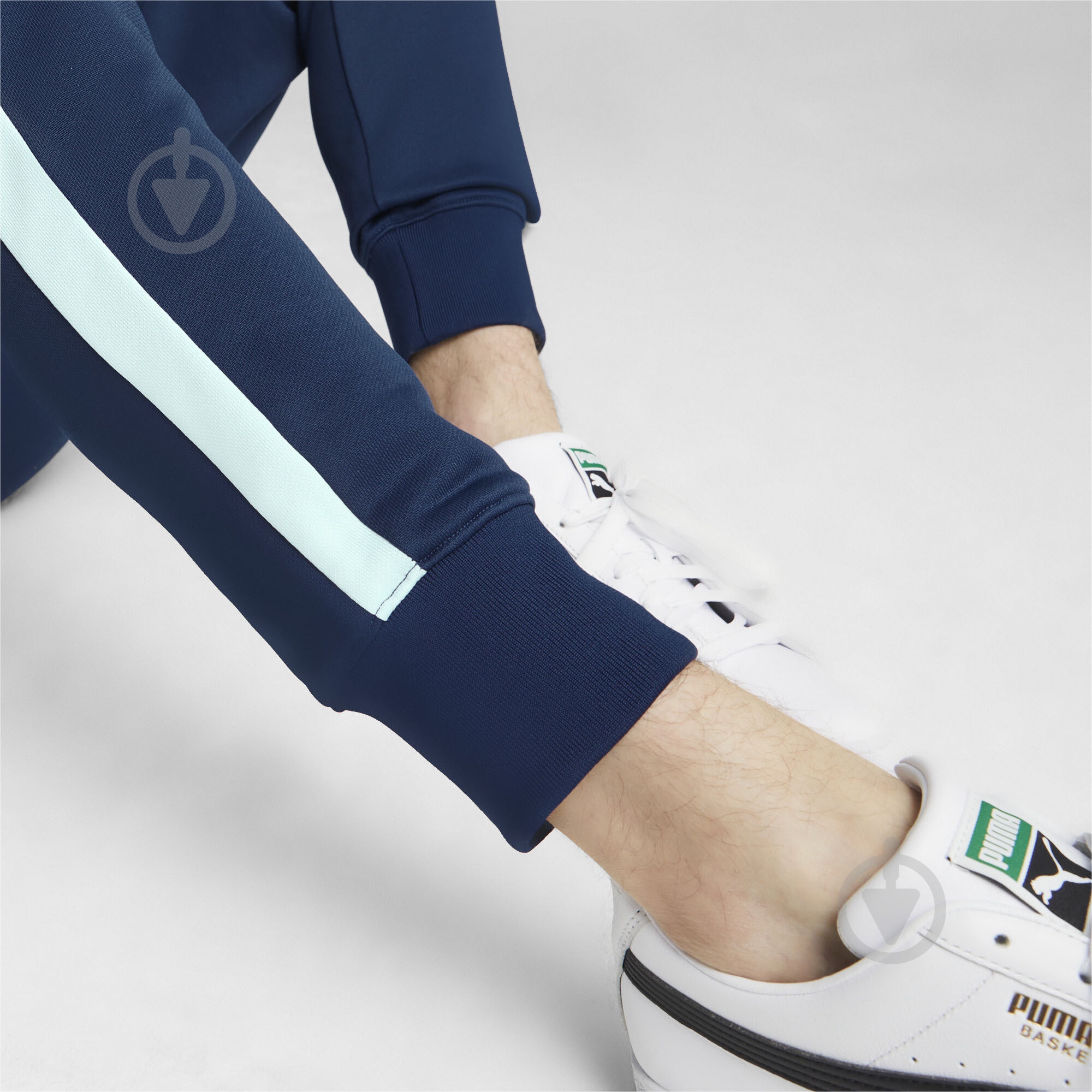 Брюки Puma T7 ICONIC TRACK PANTS (S) PT 53948515 р. S синий - фото 4