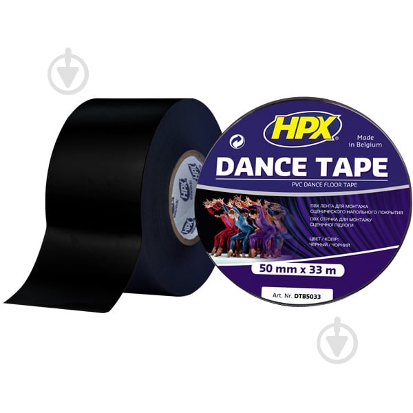 Клейка стрічка HPX для танцювальних підлог Dance Tape PVC 33 м - фото 1