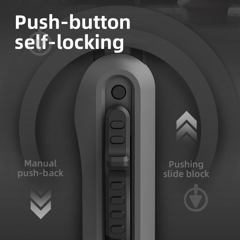 Ніж будівельний Deli EHT4009 - фото 3