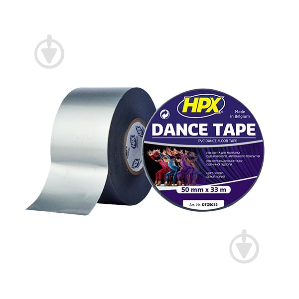 Клейка стрічка HPX для танцювальних підлог Dance Tape PVC 50 мм 25 м - фото 1