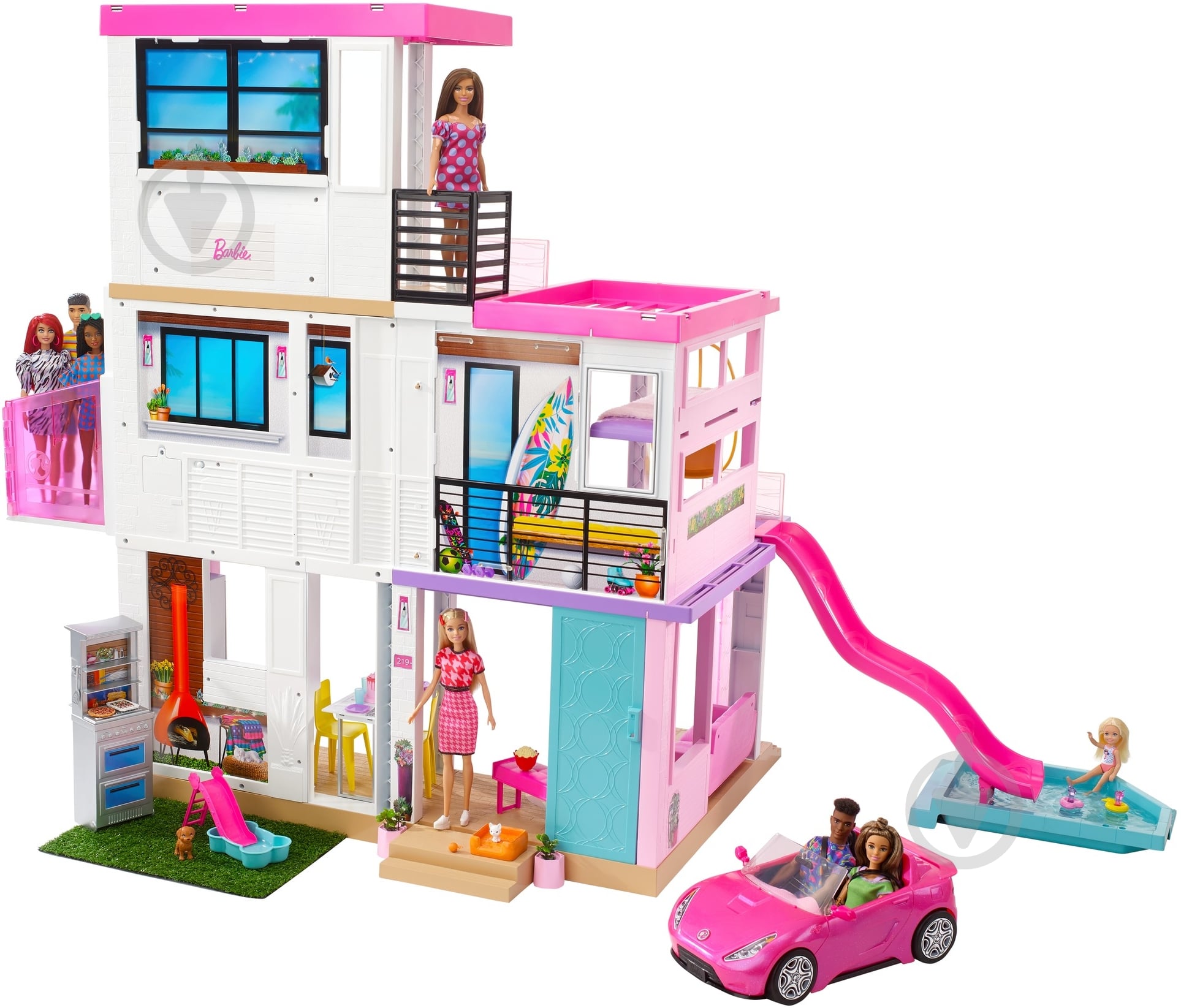 Будиночок для ляльок Barbie Сучасний Будинок Мрії GRG93 - фото 1 Будиночок для ляльок Barbie Сучасний Будинок Мрії GRG93 - фото 1