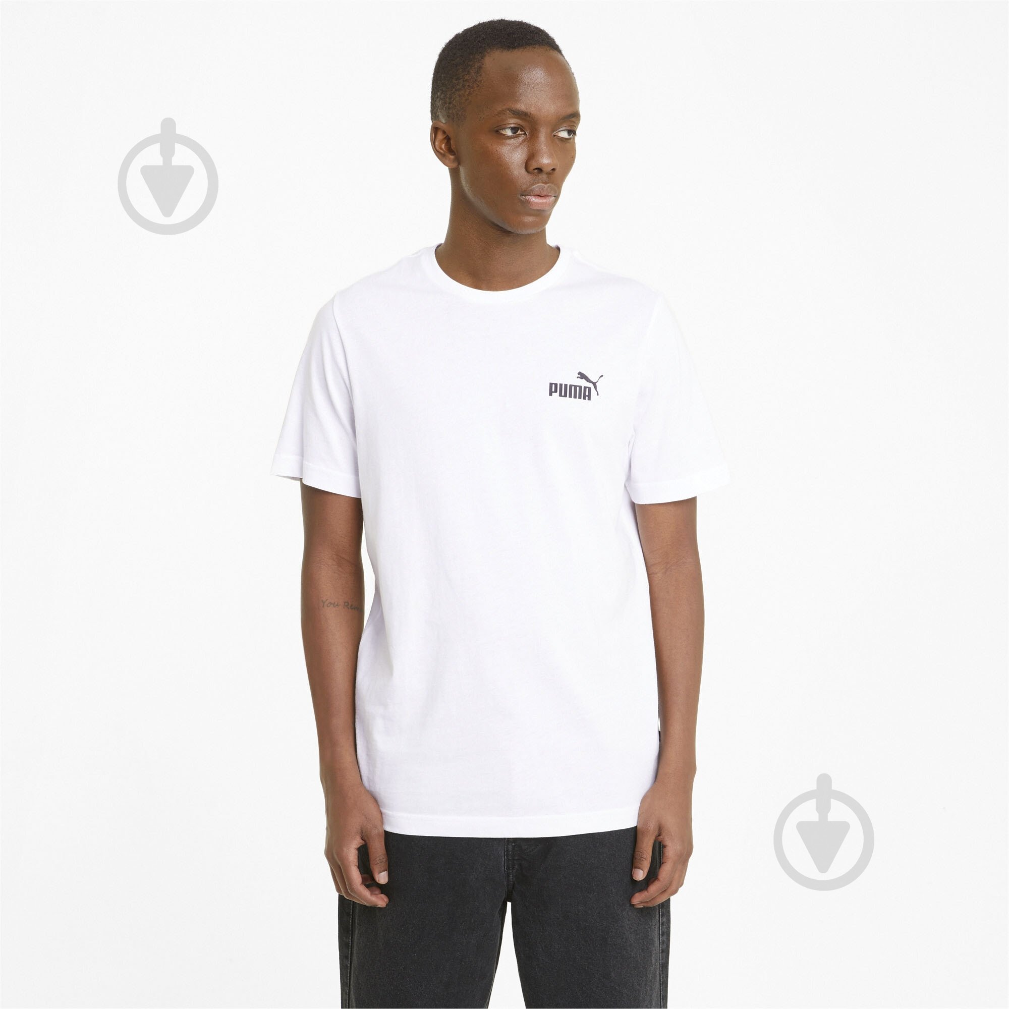 Футболка Puma ESS SMALL LOGO TEE 58666802 р.XL белый - фото 3