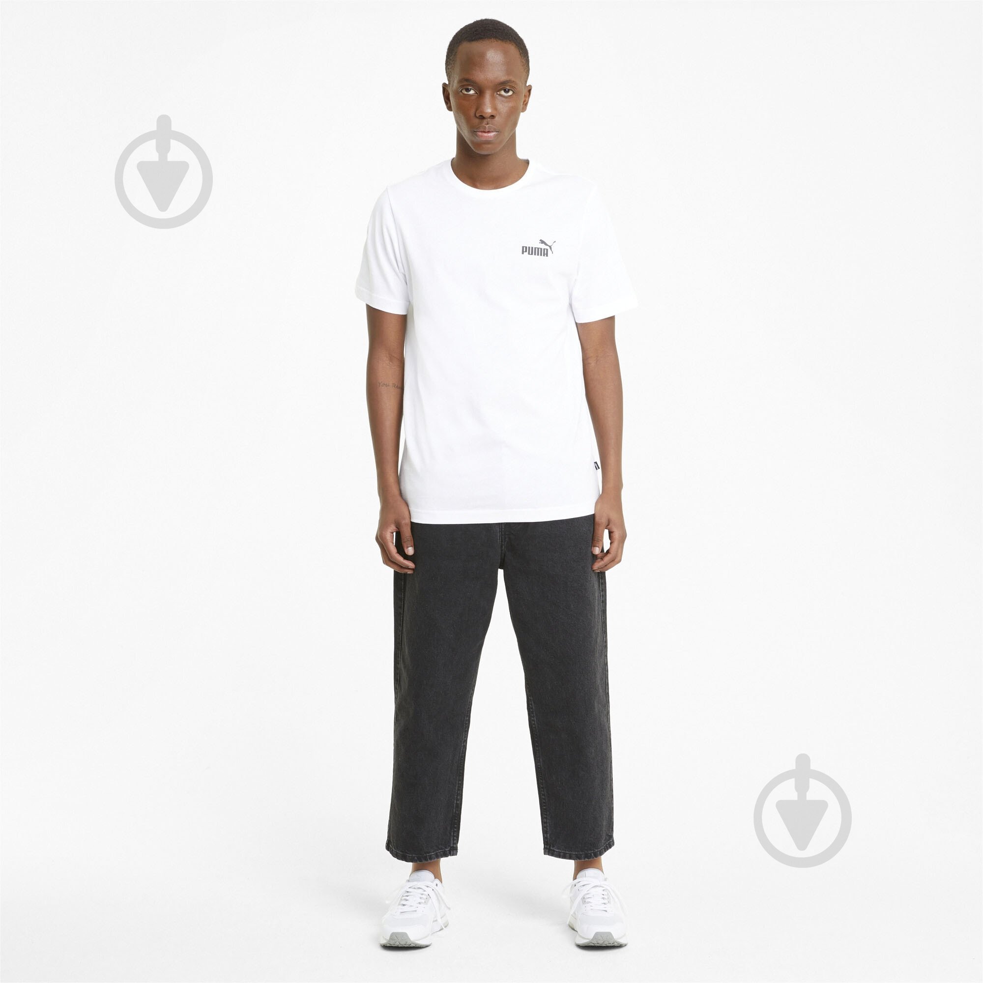 Футболка Puma ESS SMALL LOGO TEE 58666802 р.XL белый - фото 5