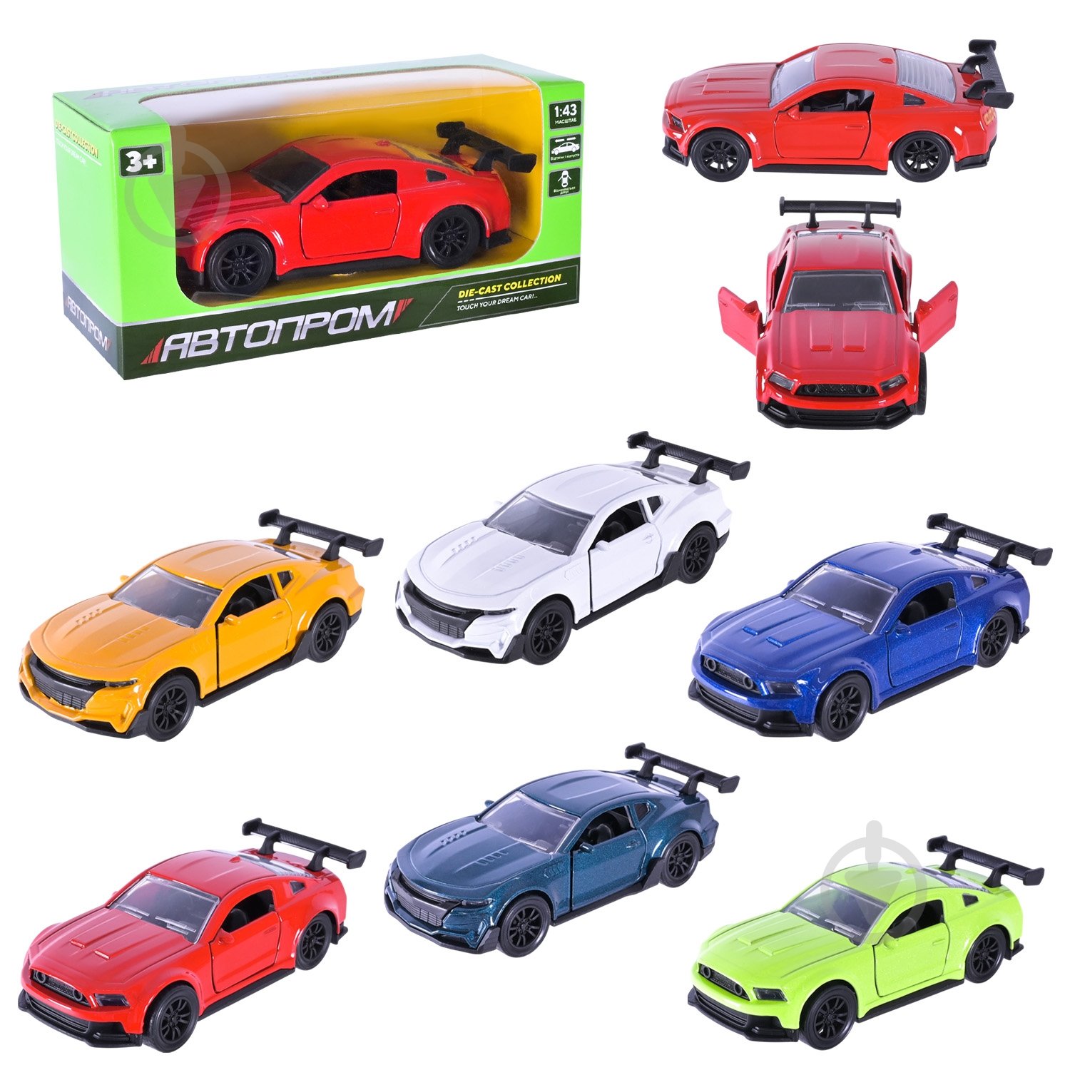 Машинка Автопром 1:43 AP4389 - фото 1