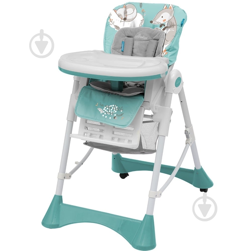 Стульчик для кормления Baby Design Pepe New 05 Turquoise 292095 - фото 1