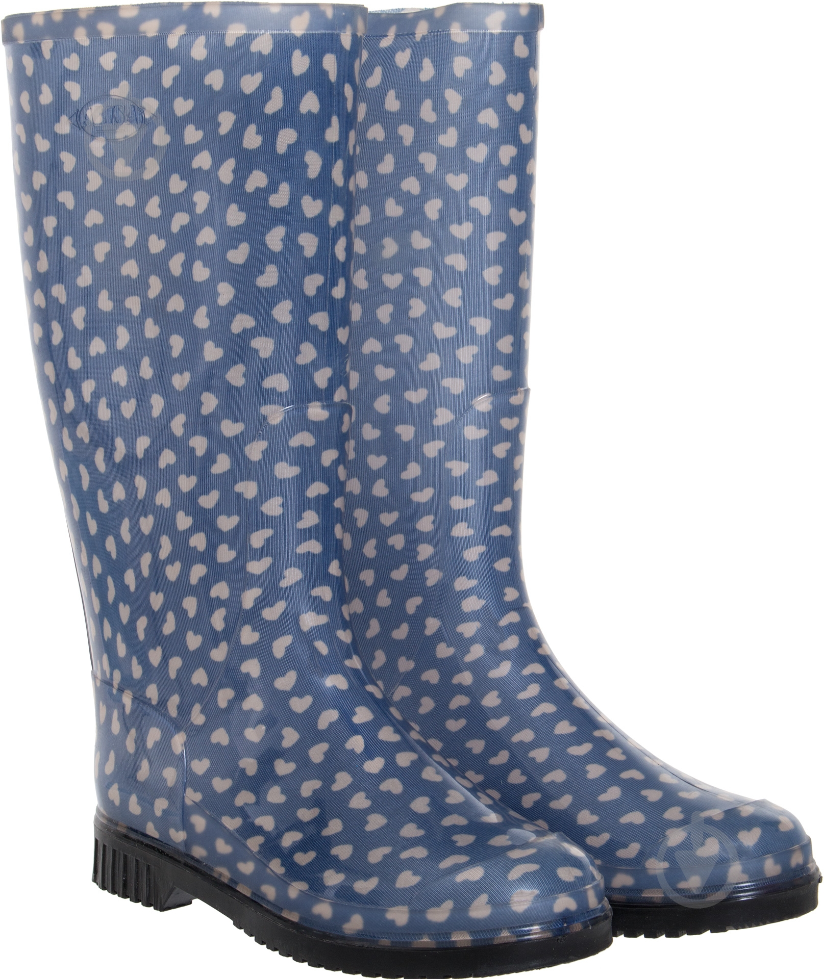 Сапоги Alisa Line Мини сердца р.37 А201 голубой - фото 1