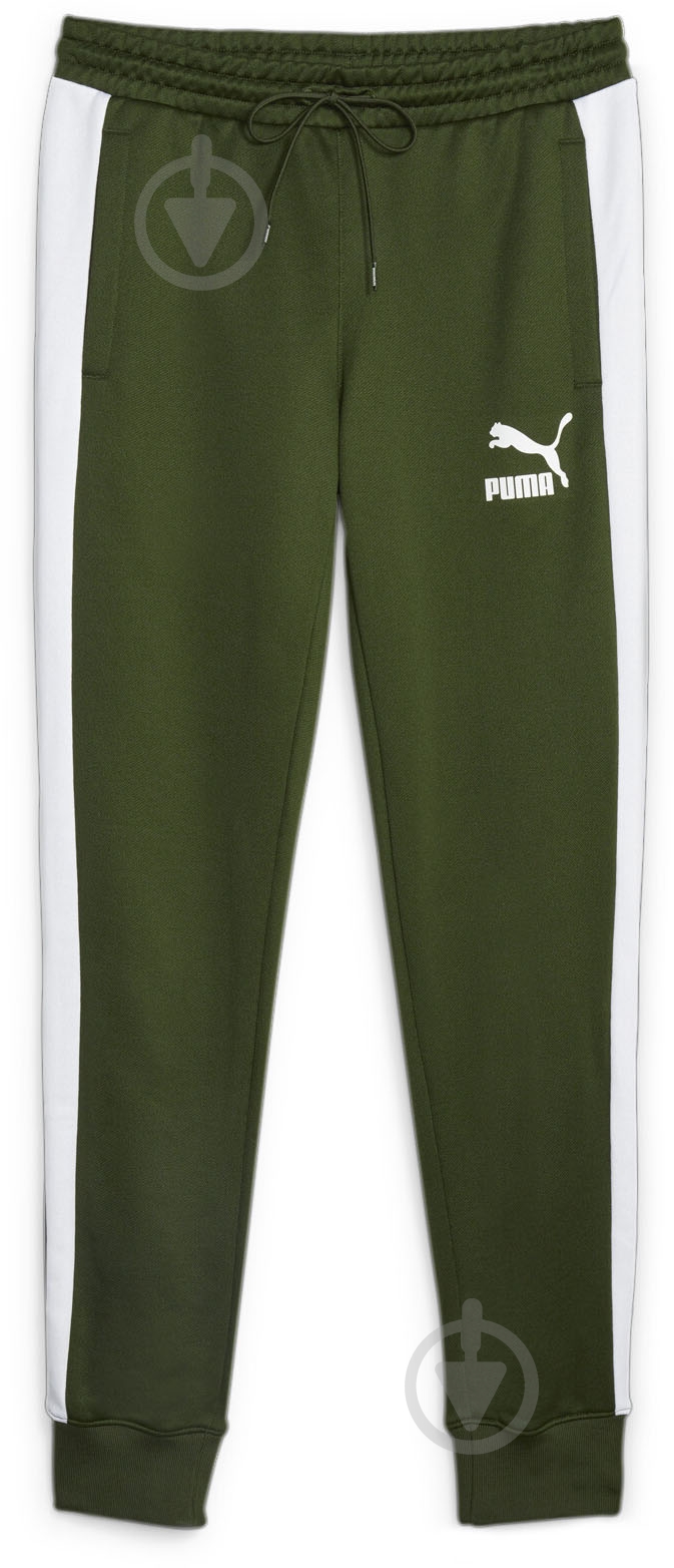 Штани Puma T7 ICONIC TRACK PANTS (S) PT 53948531 р. L зелений - фото 1