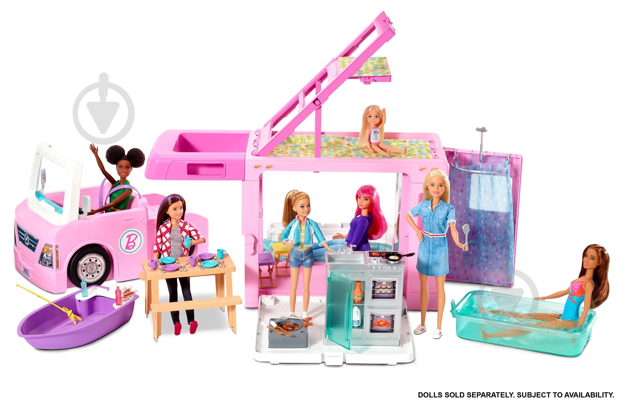 Barbie "Кемпер 3 в 1" GHL93 - фото 3