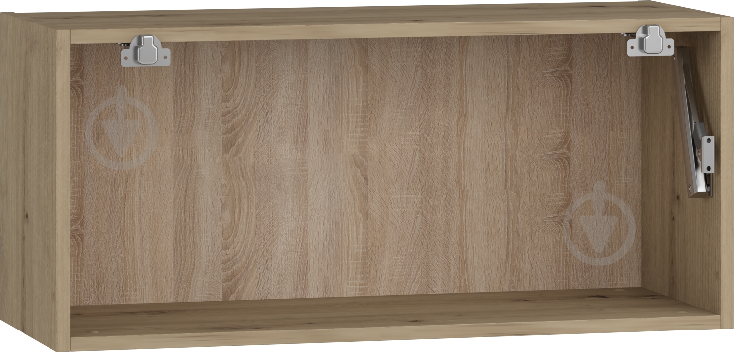 Шкаф верхний Грейд с подъемником HK-XS (фас.СВ) Оптимум 800x360x297 мм дуб артизан - фото 1