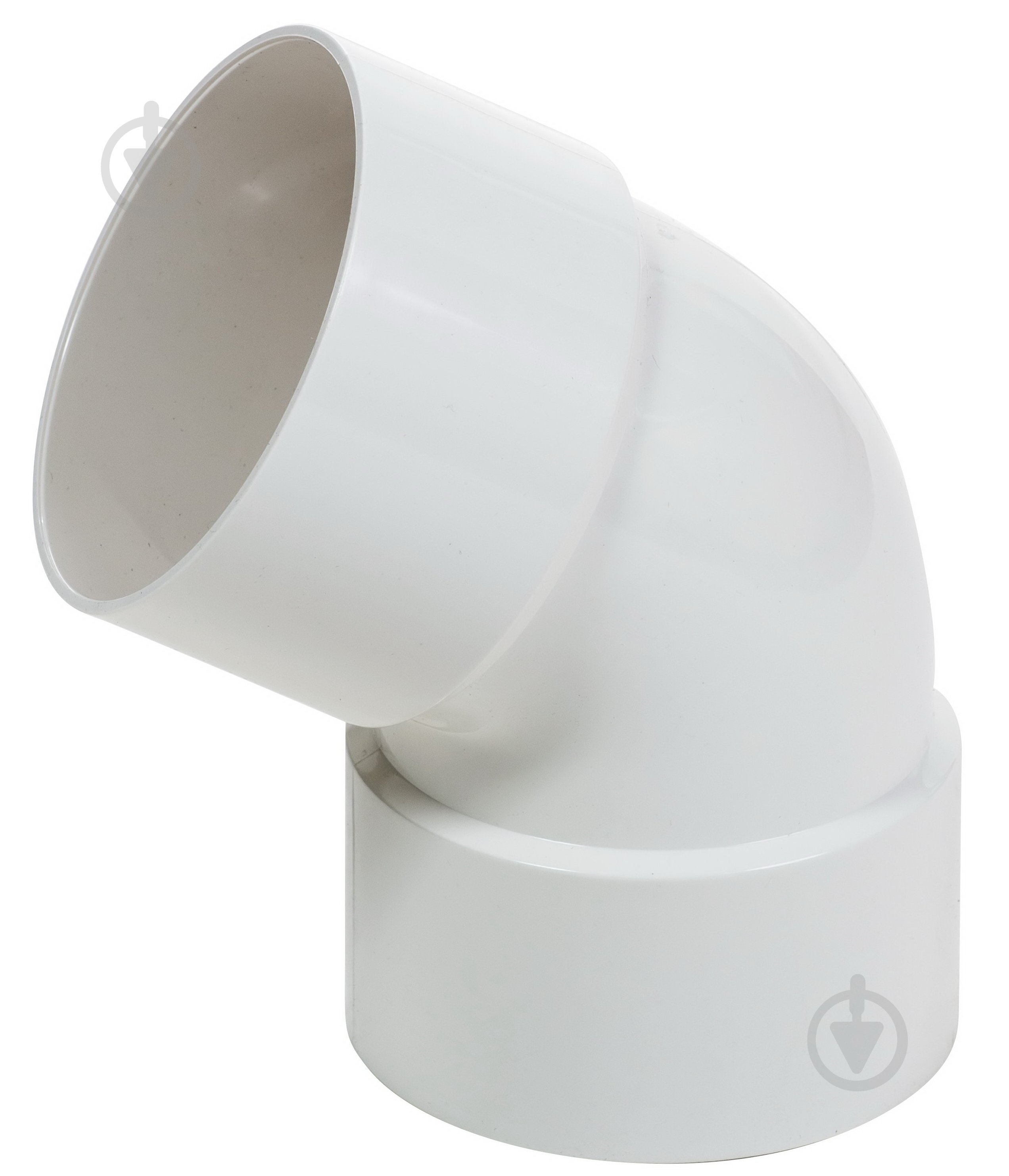 Колено трубы PROFiL двухраструбное 60° 100 мм белый - фото 1 Колено трубы PROFiL двухраструбное 60° 100 мм белый - фото 1