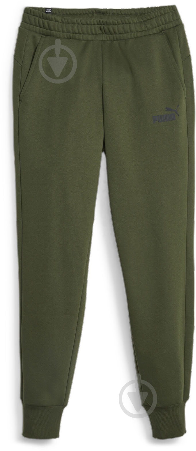 Брюки Puma ESS LOGO PANTS FL CL (S) 58671531 р. XL хаки - фото 1