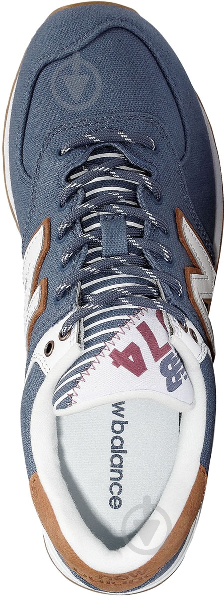 Кросівки New Balance 574 Canvas WL574SYD р.8 синій - фото 4
