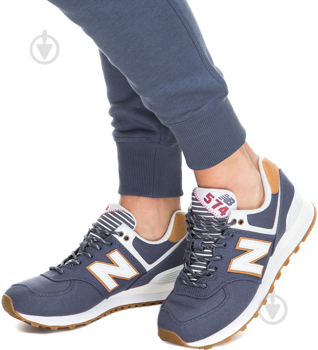 Кросівки New Balance 574 Canvas WL574SYD р.8 синій - фото 6