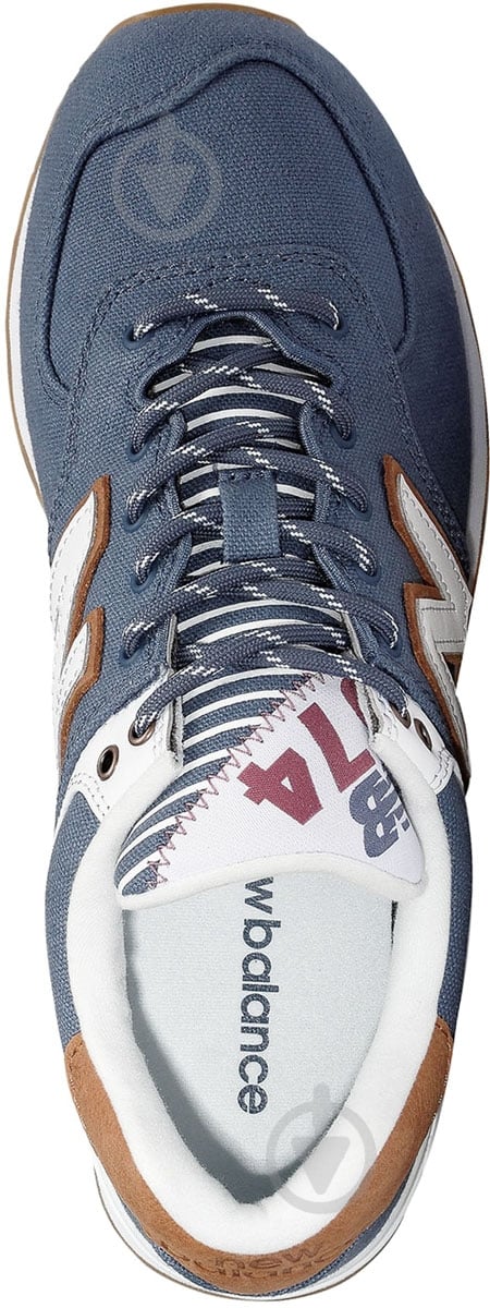 Кросівки New Balance 574 Canvas WL574SYD р.9,5 синій - фото 4