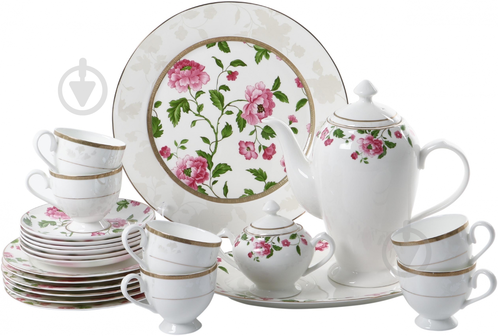 Сервіз для чаю Adelle 22 предмети на 6 персон - фото 1 Сервіз для чаю Adelle 22 предмети на 6 персон - фото 1