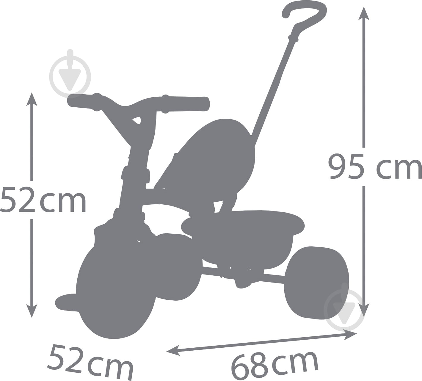 Велосипед дитячий Smoby Be Move рожевий 740315 - фото 3 Велосипед дитячий Smoby Be Move рожевий 740315 - фото 3