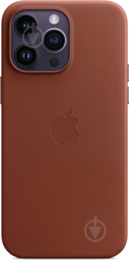 Чехол Apple Leather Case with MagSafe для iPhone 14 Pro Max umber(MPPQ3ZE/A) - фото 1