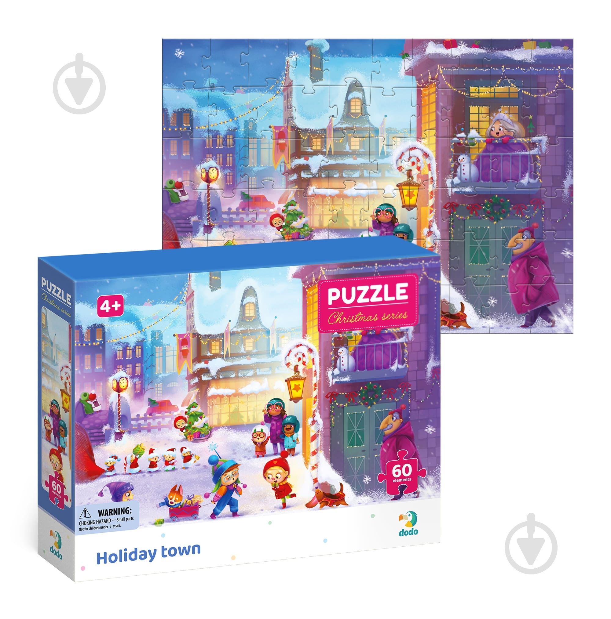 Пазлы DoDo Праздничный городок 300576 - фото 2