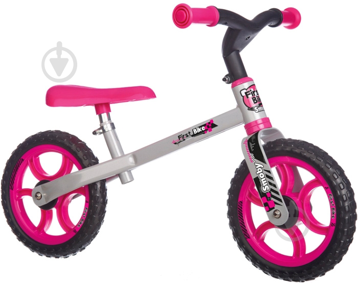 Беговел Smoby розовый 770201 - фото 1