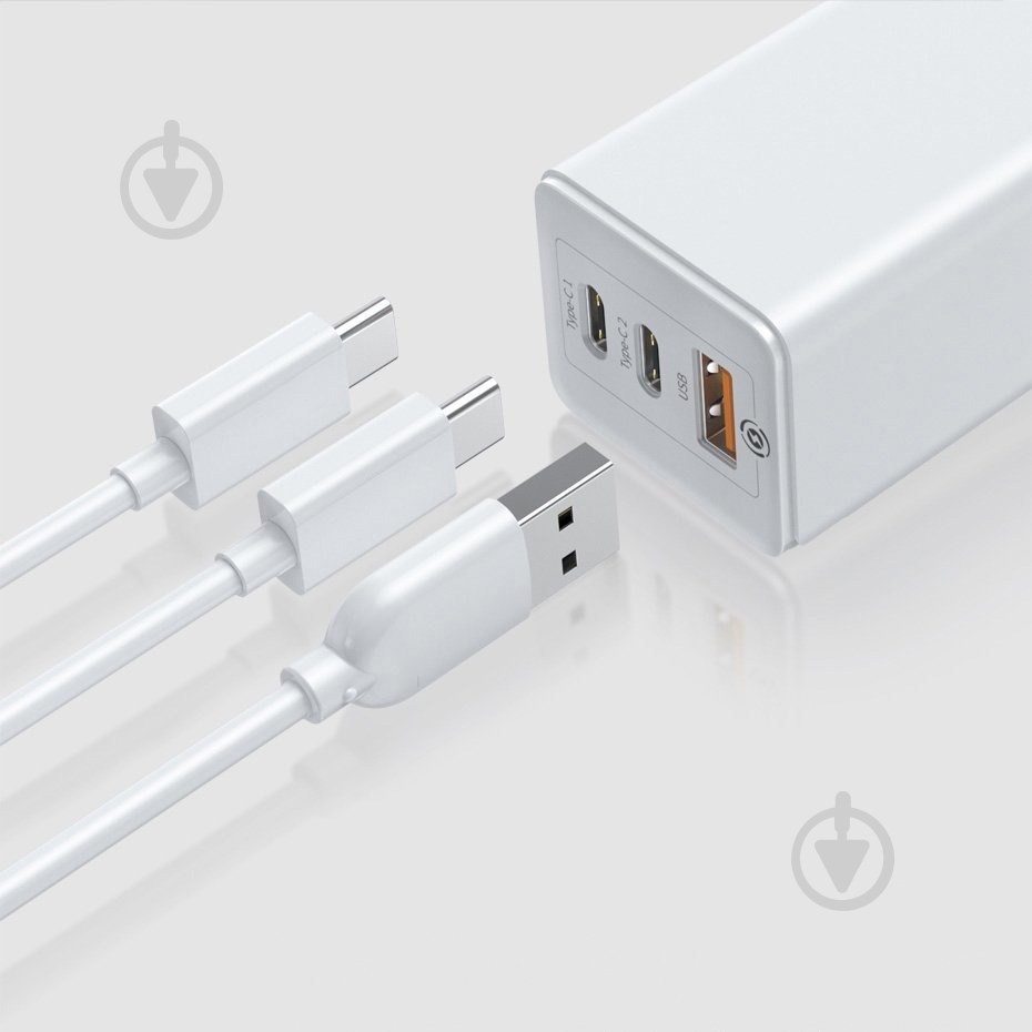 Зарядное устройство BASEUS GaN fast wall charger PPS 65W (CCGAN-B02) - фото 3