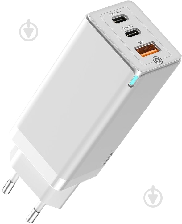 Зарядное устройство BASEUS GaN fast wall charger PPS 65W (CCGAN-B02) - фото 1
