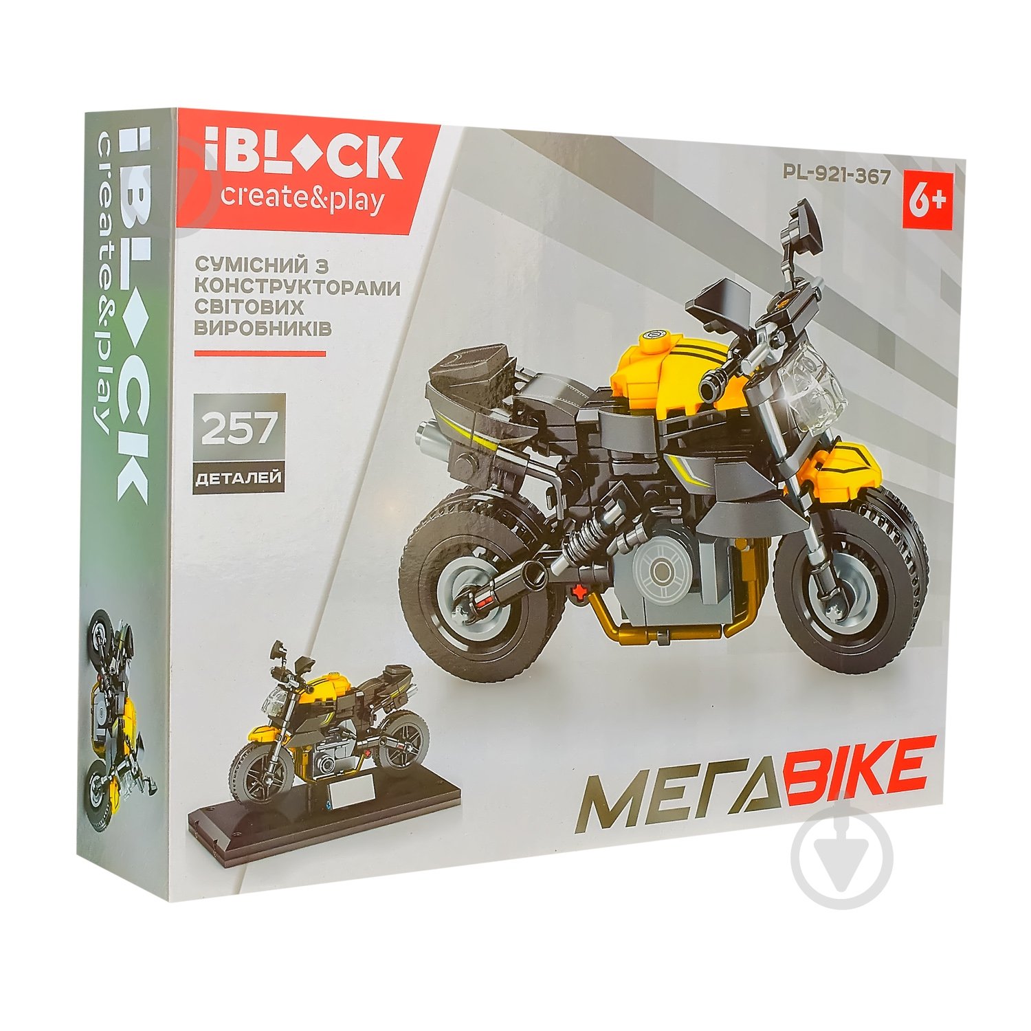 Конструктор Iblock МЕГАBIKE PL-921-367 - фото 3
