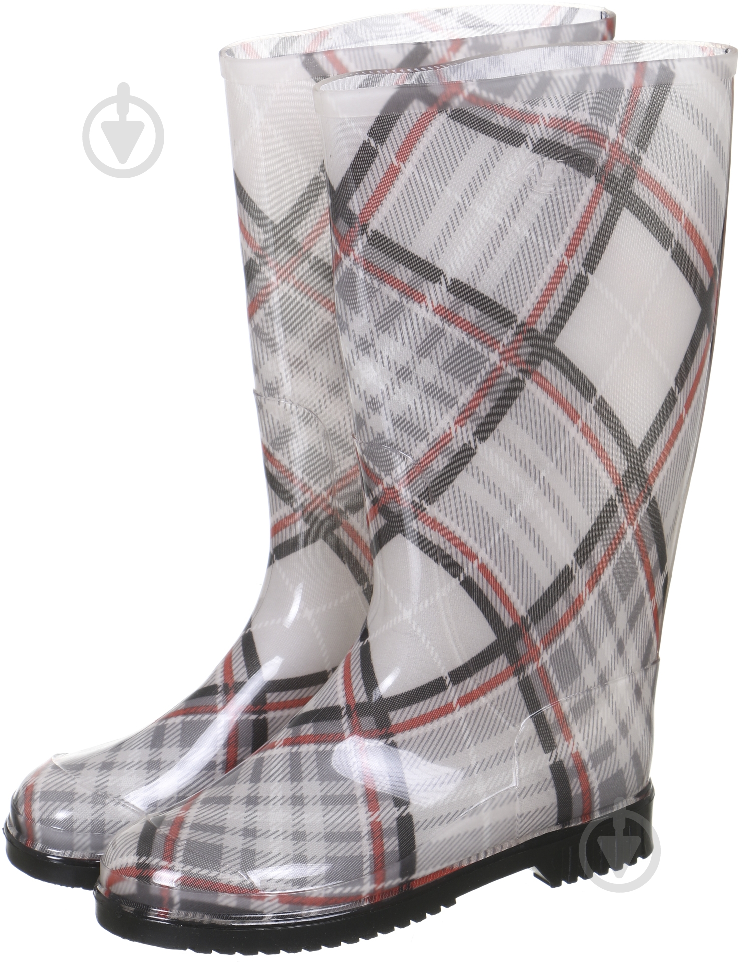 Сапоги Alisa Line Шотландка р.38 А201 серый - фото 1 Сапоги Alisa Line Шотландка р.38 А201 серый - фото 1