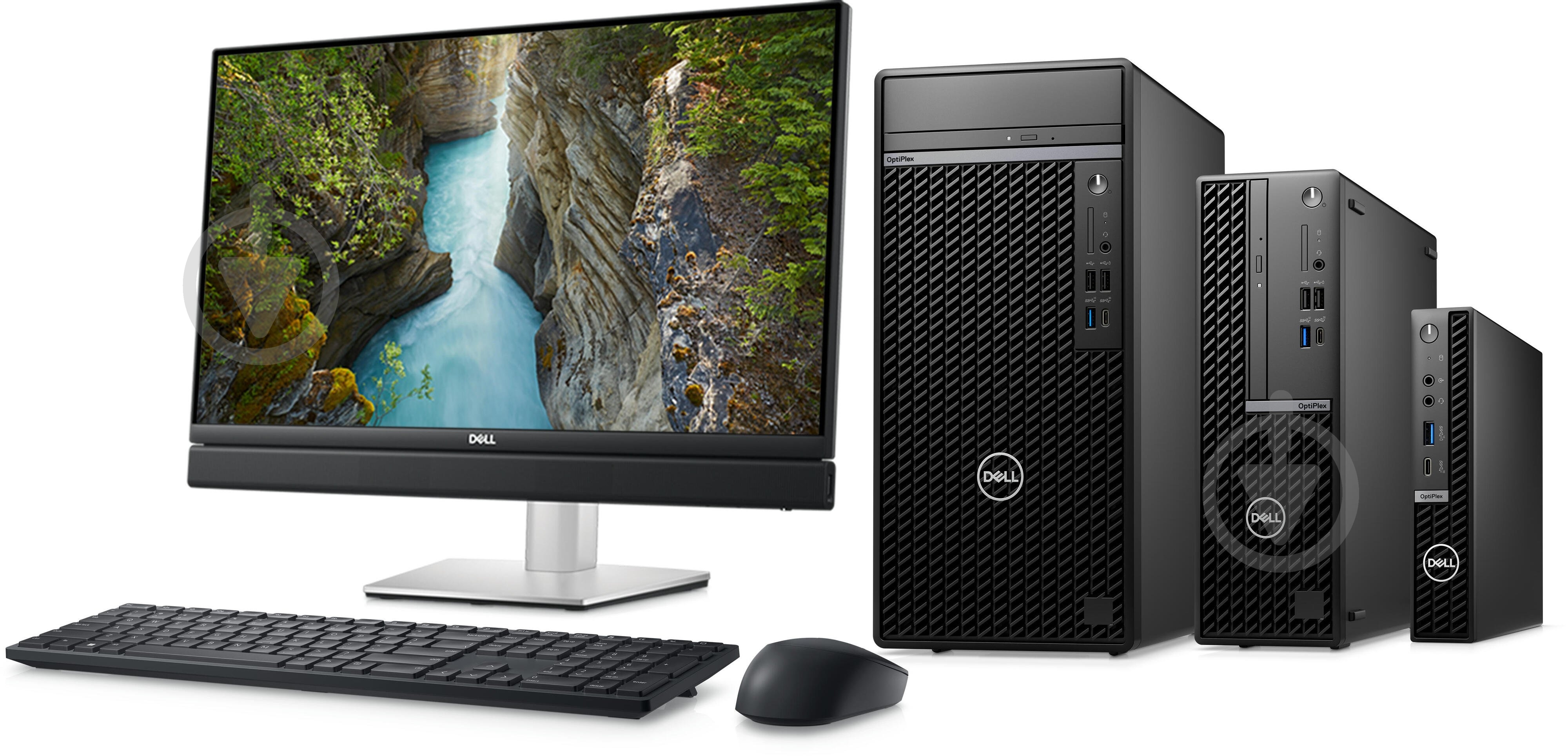 Моноблок Dell Optiplex 7410 23,8" (N009O7410AIO_UBU) grey - фото 7