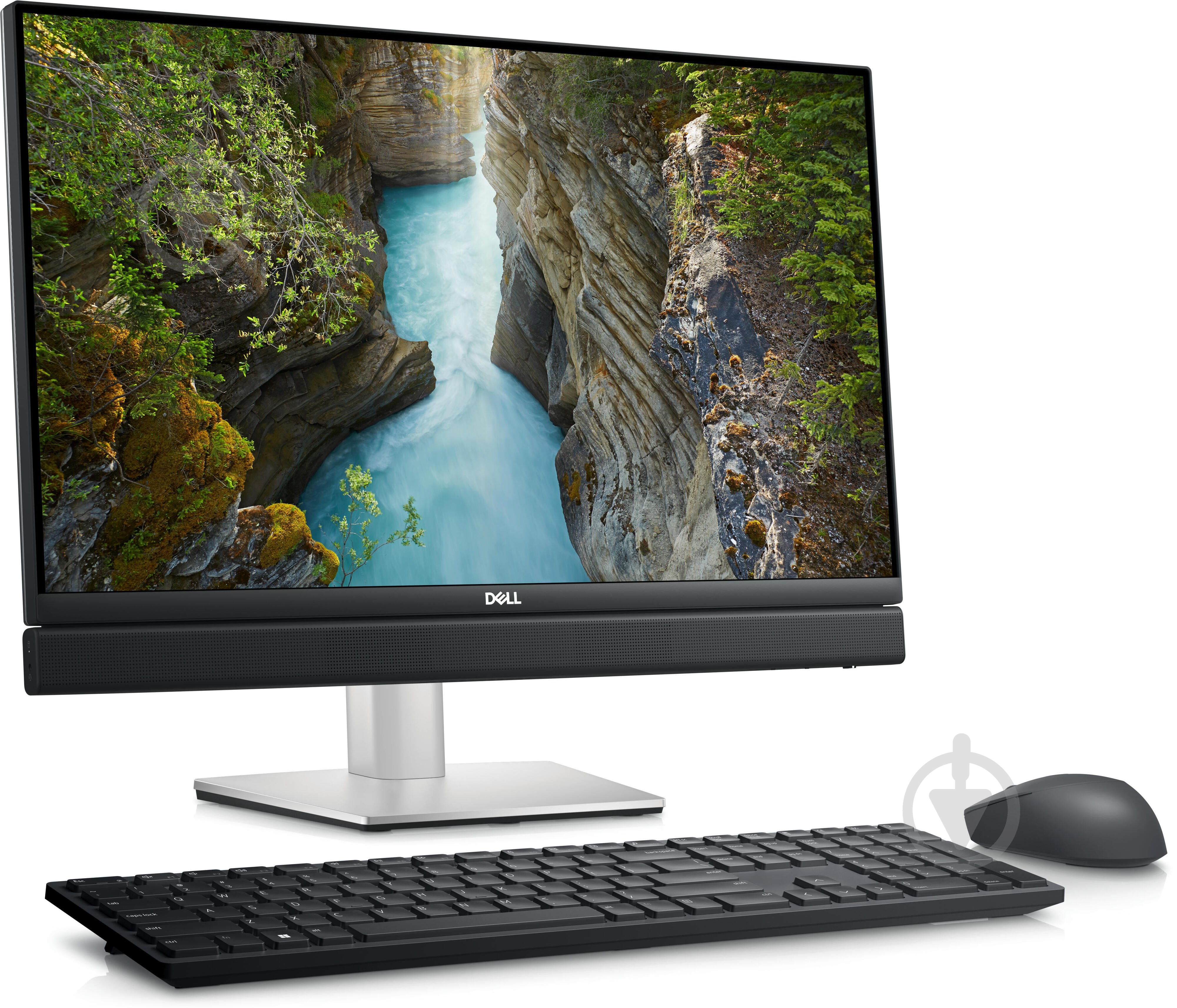 Моноблок Dell Optiplex 7410 23,8" (N009O7410AIO_UBU) grey - фото 2