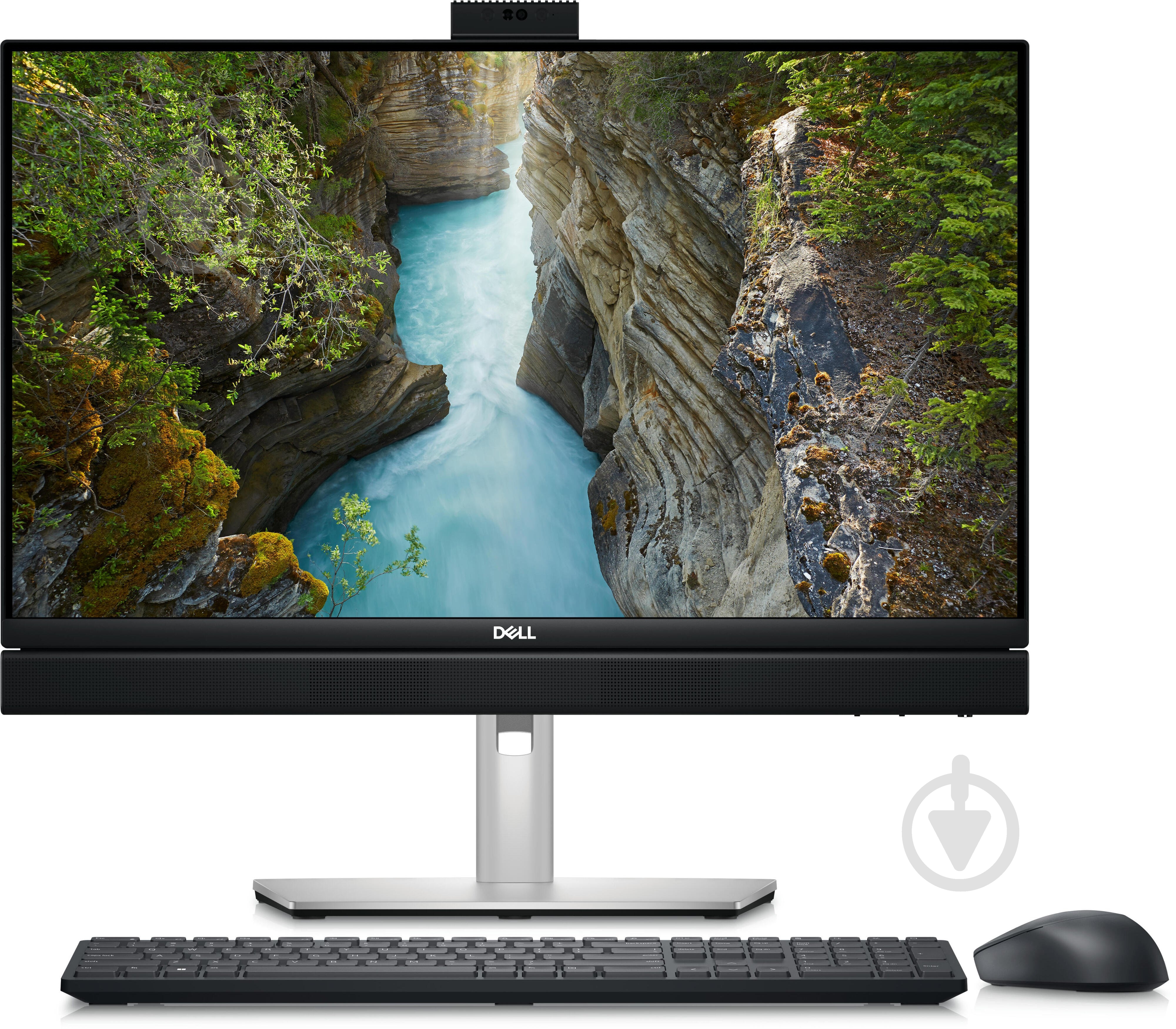 Моноблок Dell Optiplex 7410 23,8" (N009O7410AIO_UBU) grey - фото 1