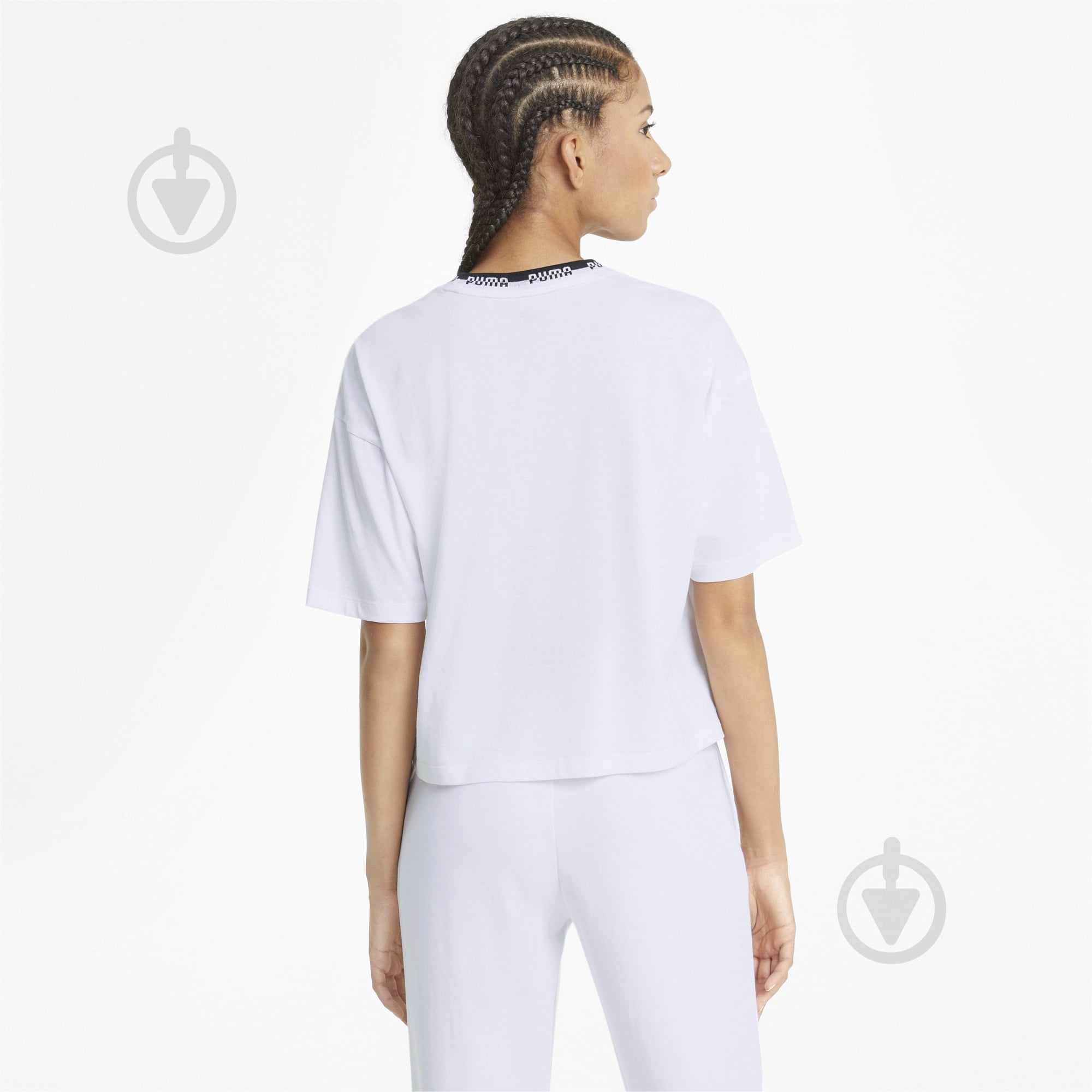 Футболка Puma AMPLIFIED Tee 58590302 р.M белый - фото 4